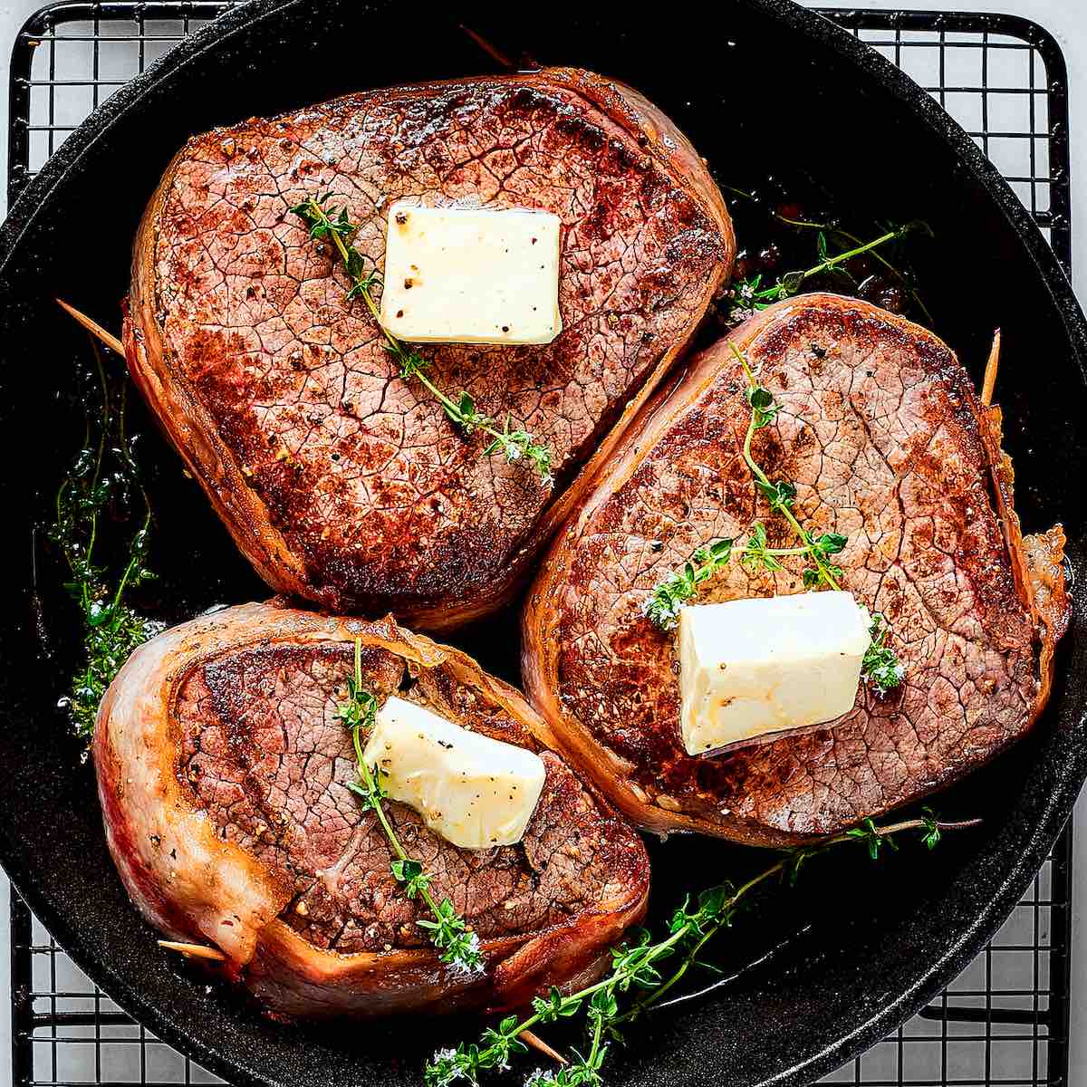 The Sear-to-Oven Secret for Perfect Bacon Wrapped Filet Mignon